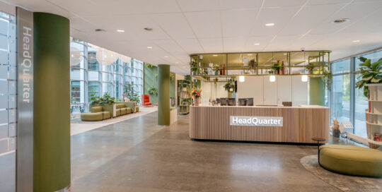 The HeadQuarter receptie